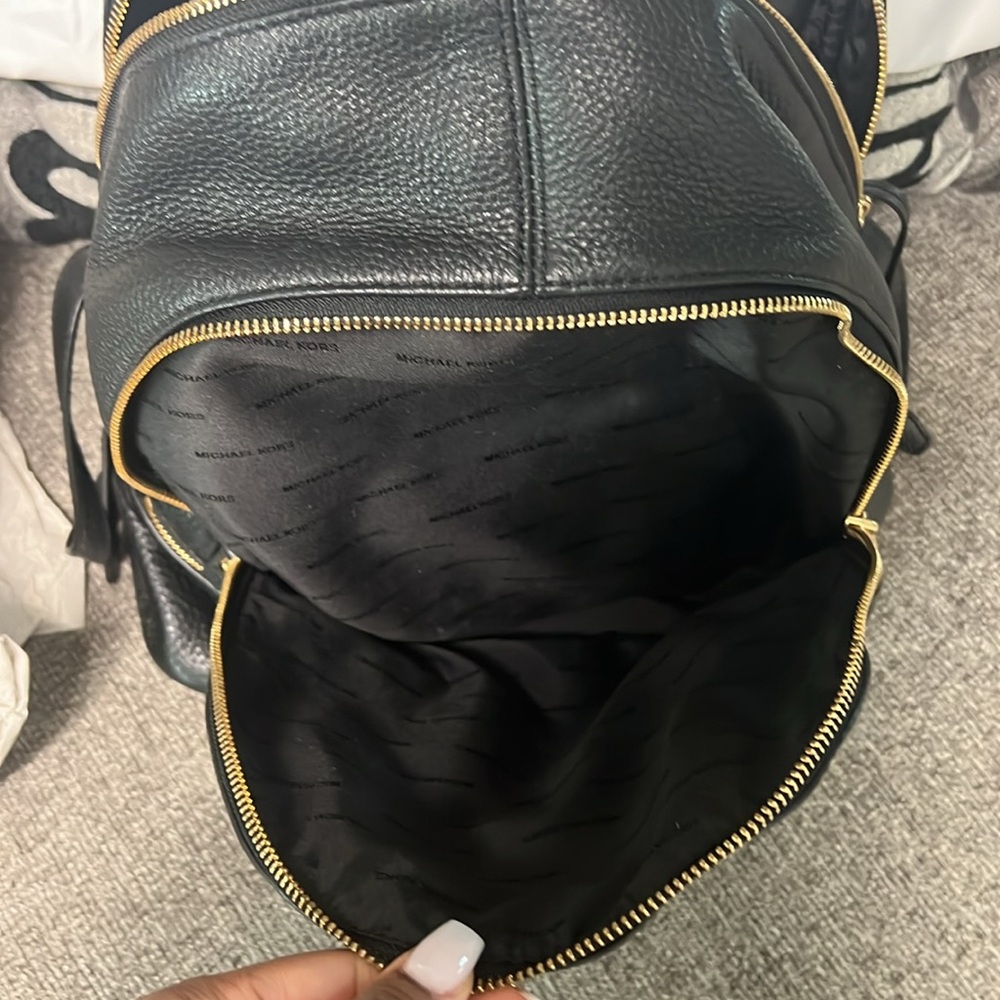 Michael Kors Rhea Medium Leather Backpack - Picture 6 of 7